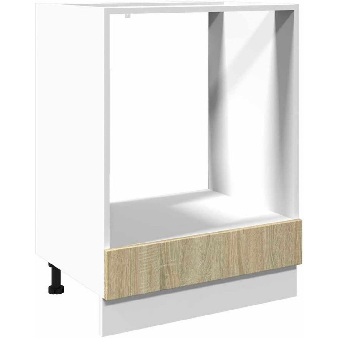 Herdumbauschrank Sonoma-Eiche 60x46x81,5 cm Holzwerkstoff