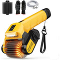 Elektrische Grillbuerste BBQ Reiniger mit LED-Licht, 350 Min Laufzeit, Kabellos, Grillreiniger Grill Reinigungsbuerste mit 3 Stufen, fuer BBQ, Gussrost, Gasgrill, Elektrogrill