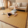 traditionelle japanische tatami-matratze bodenmatratze natuerliches rattan tatami-futon-matratzen meditationsmatten fuer den boden atmungsaktiv sommer-futon zum schlafen sitzen yoga